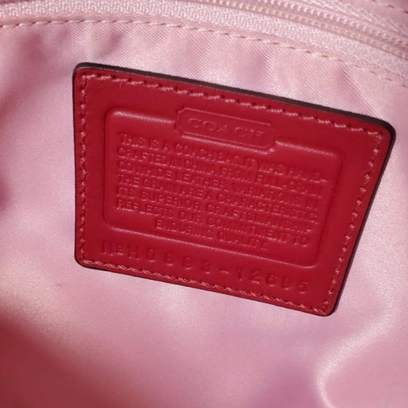 Coach Bonnie Soho Red Shoulder Bag No 12695 - Picture 10 of 16